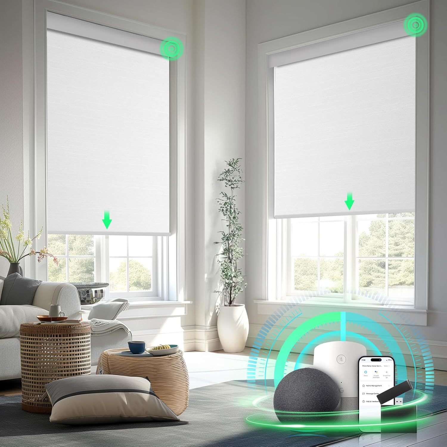 Smart Motorised Roller Blinds