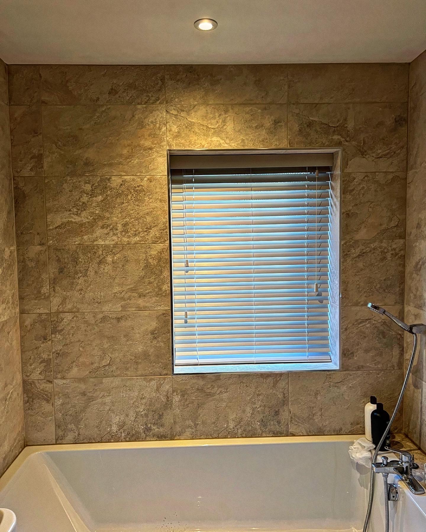White Roller Blind Bedroom